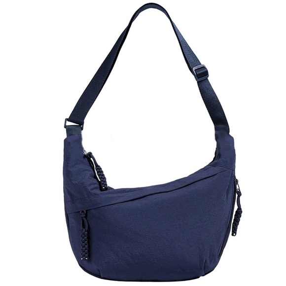 Crescent Shoulder Bag Nylon Crossbody Bag Nylon Hobo Bags Slouchy new - Picture 1 of 5